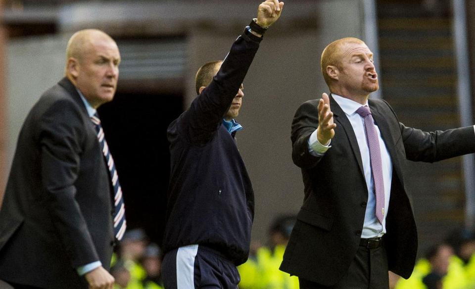  Dyche's side won at Ibrox in a friendly last year before going on to get promoted