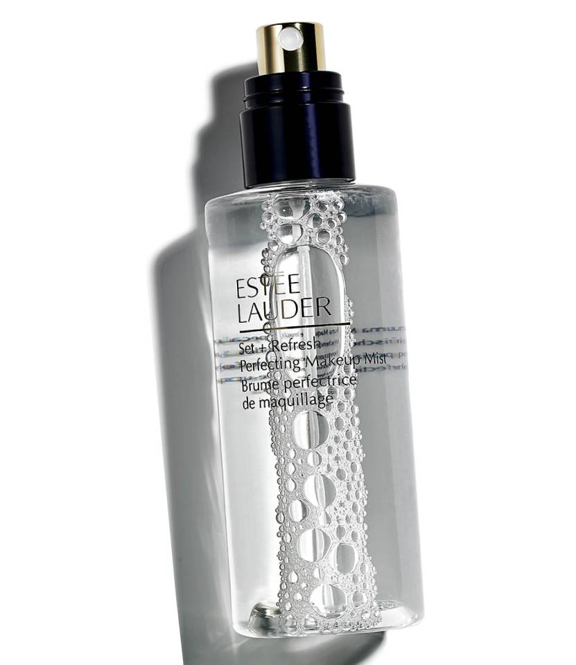  EstEe Lauder Set + Refresh Perfecting Makeup Mist, £24, keeps make-up in place all day long