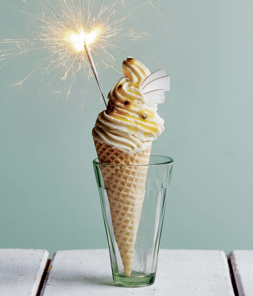  What better way to celebrate the summer of sport than with a flaming brilliant dessert?