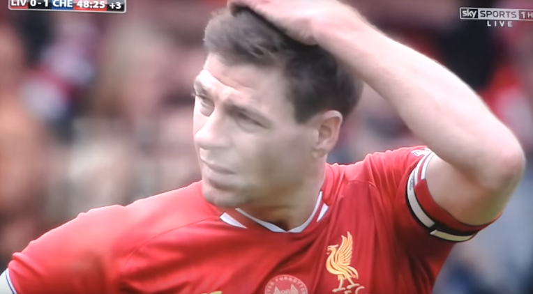 The despair of the Liverpool captain is clear to see and he admitted afterwards he could not stop crying