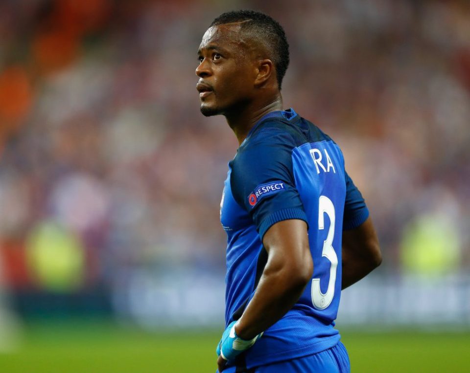 PARIS, FRANCE - JULY 10: Patrice Evra of France reacts during the UEFA EURO 2016 Final match between Portugal and France at Stade de France on July 10, 2016 in Paris, France. (Photo by Clive Rose/Getty Images)