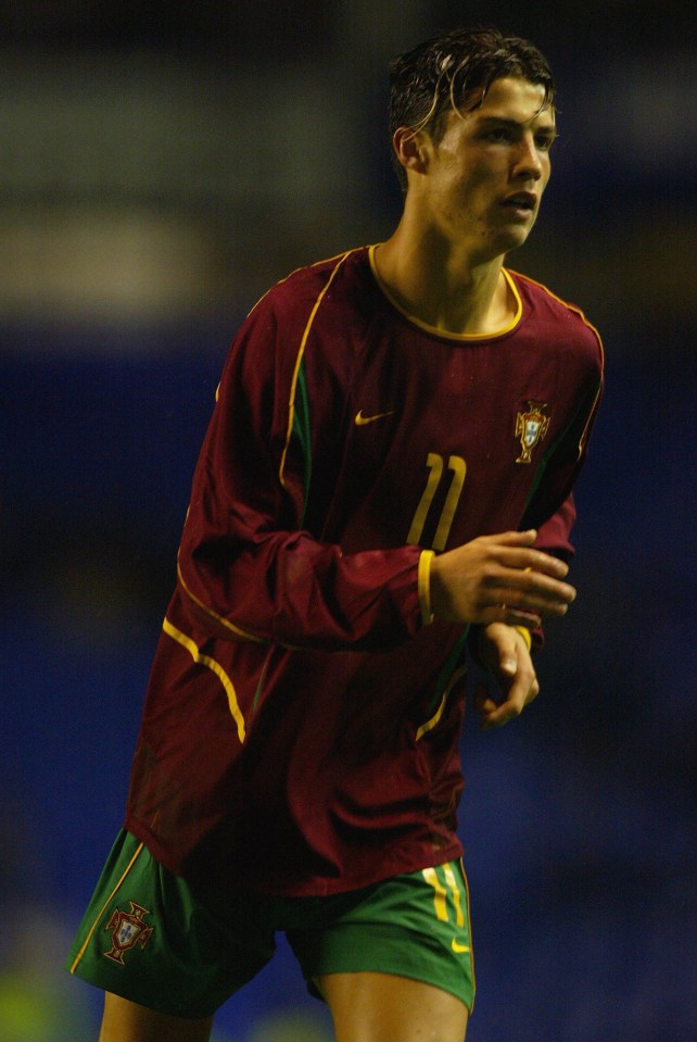  Cristiano Ronaldo was scoring against France back when he was just 18