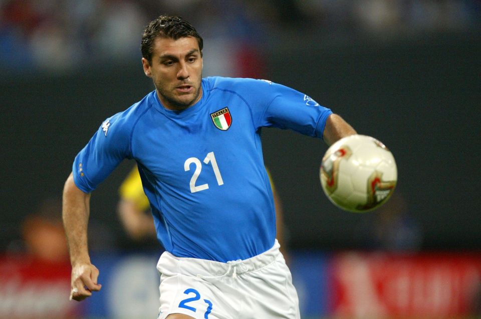  Christian Vieri is Italy's joint leading scorer in the World Cup and scored the first goal against Ecuador during  the 2002 World Cup in Korea and Japan