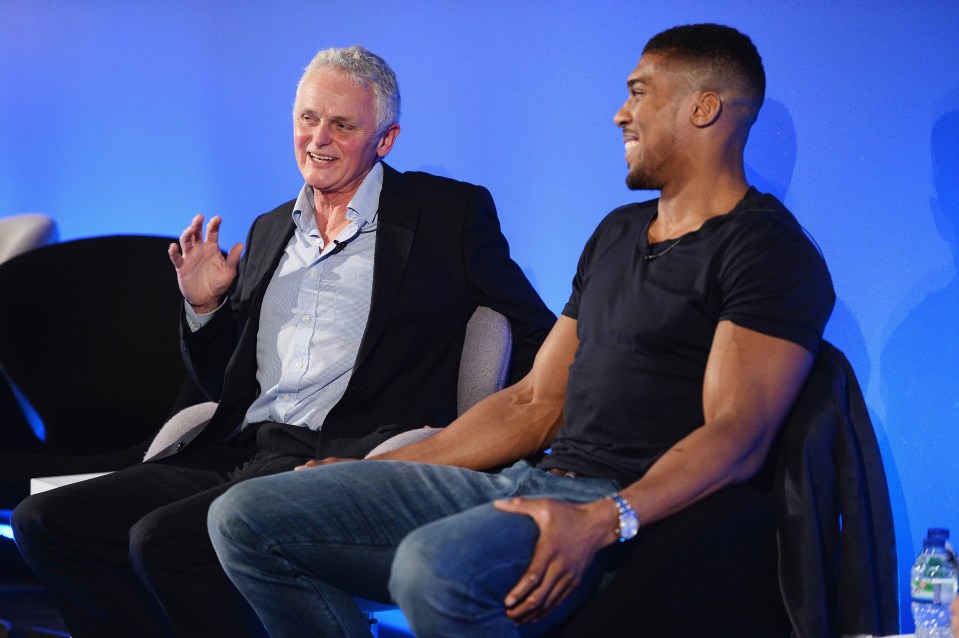  Sport psychologist Steve Peters alongside boxer Anthony Joshua