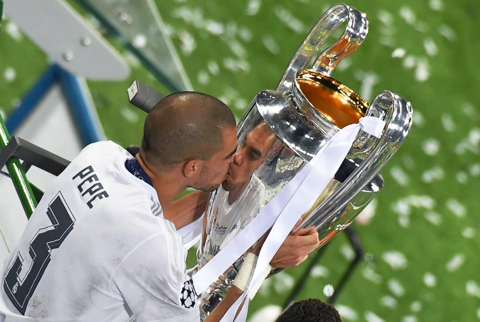  Towering Real Madrid centre back Pepe makes the final list