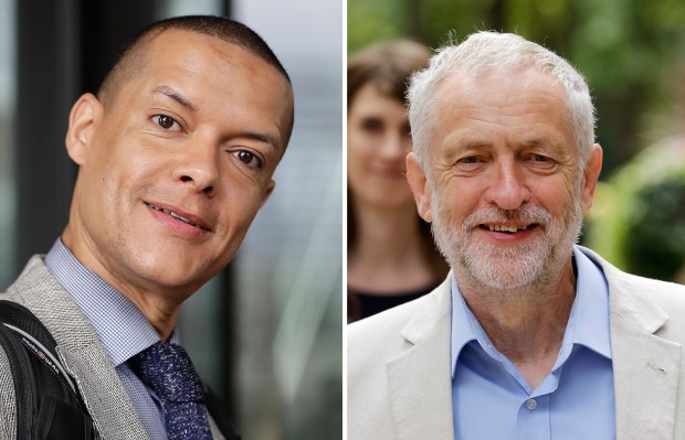 Clive Lewis and Jeremy Corbyn