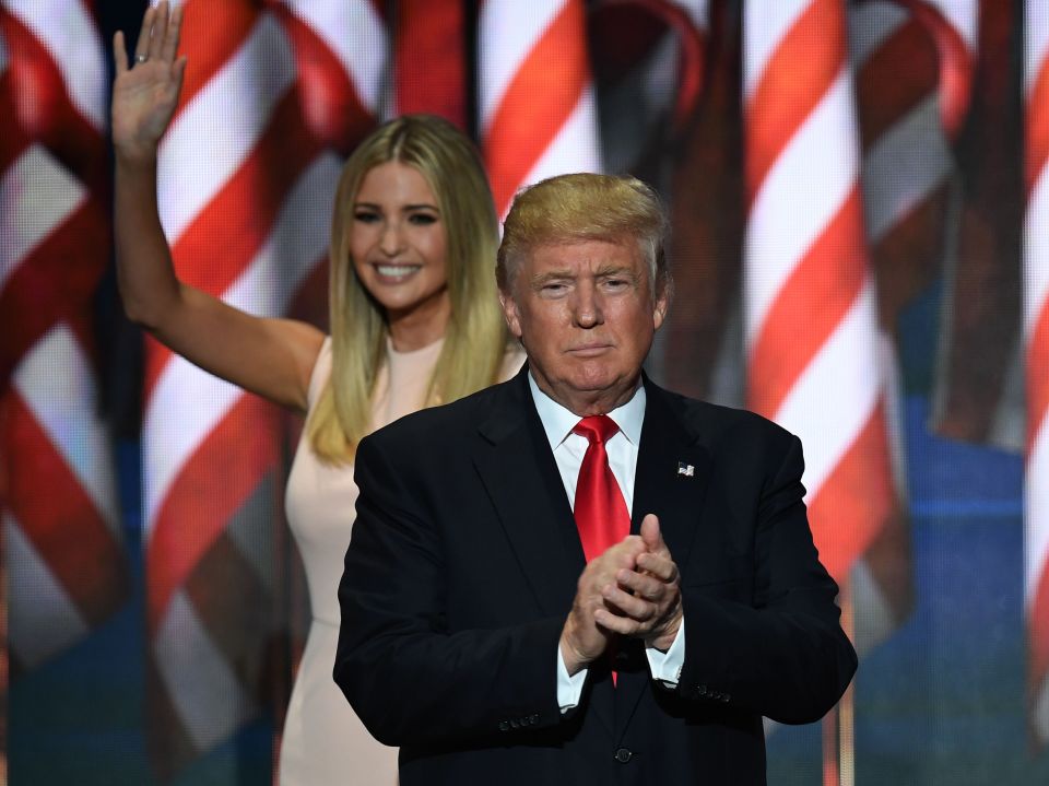  Ivanka has been an ever-present campaigner for her father as he went from rank outsider to win the White House