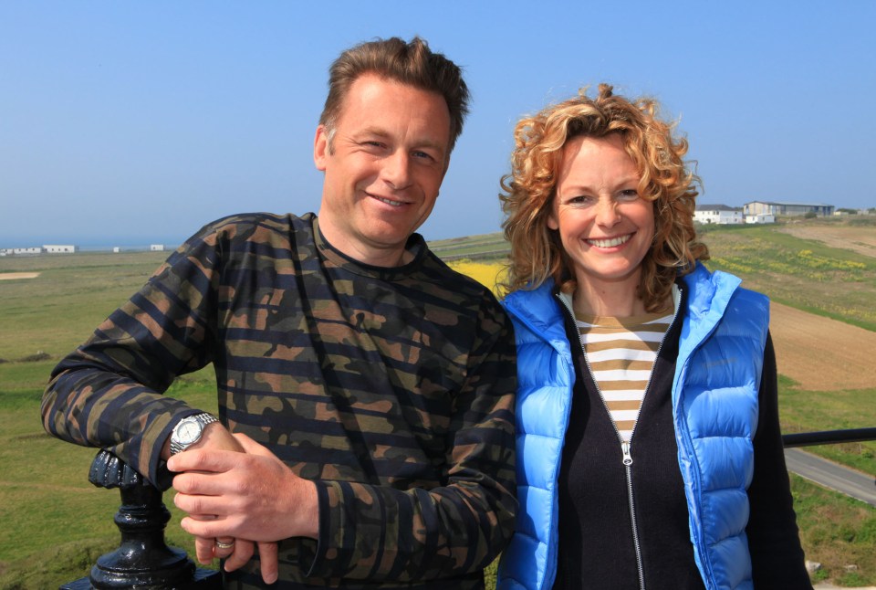  Kate with her former Springwatch co-host Chris Packham