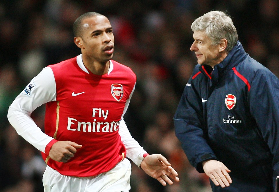  Thierry Henry made 369 appearances under Gunners boss Wenger