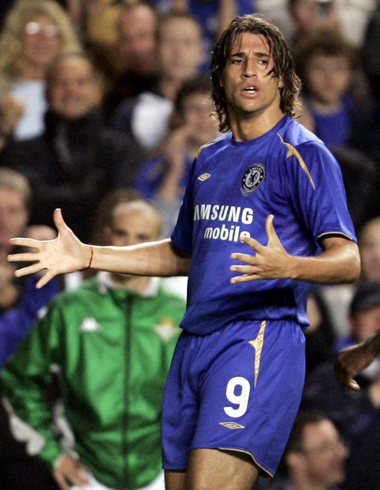  Argie ace Hernan Crespo didn't quite cut it during his time at Stamford Bridge