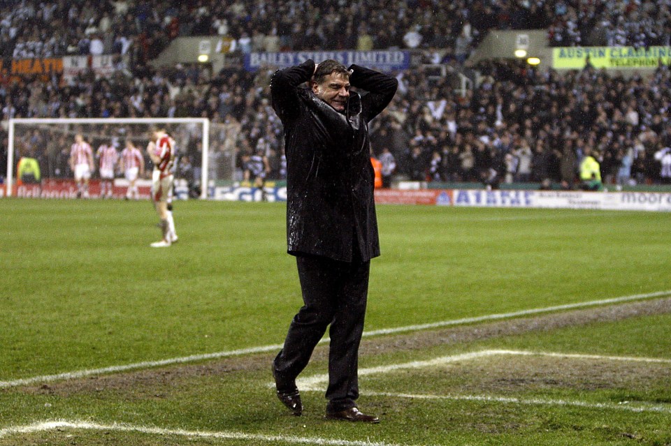  Big Sam was unceremoniously axed by Sunderland's rivals Newcastle in 2008