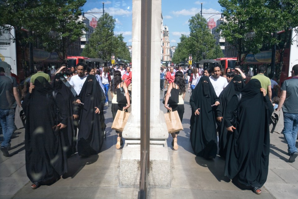  Religious dress ... Burkas are becoming more popular in Europe