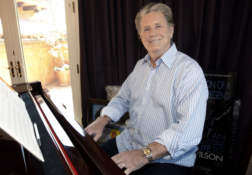  Brian poses for a portrait at his Los Angeles home