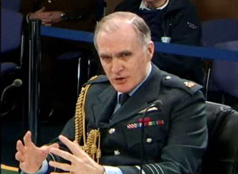  Air Chief Marshal Sir Jock Stirrup said they needed more time to prepare