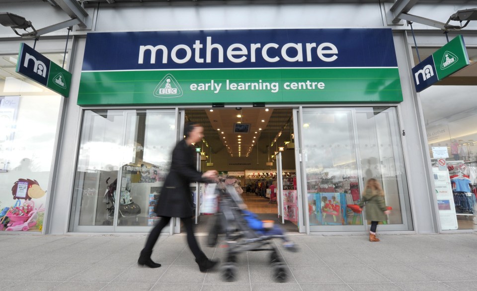  Mothercare ... Clare was made to feed her tot in a room off to the side during National Breastfeeding Week, a campaign supported by the company