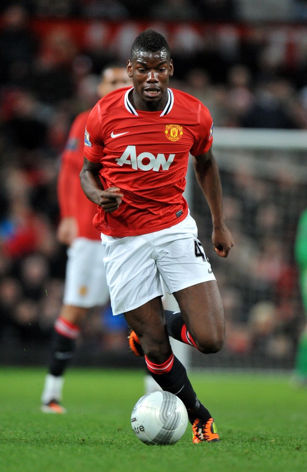  Paul Pogba left United in 2012 to join Juve with first-team opportunities scarce