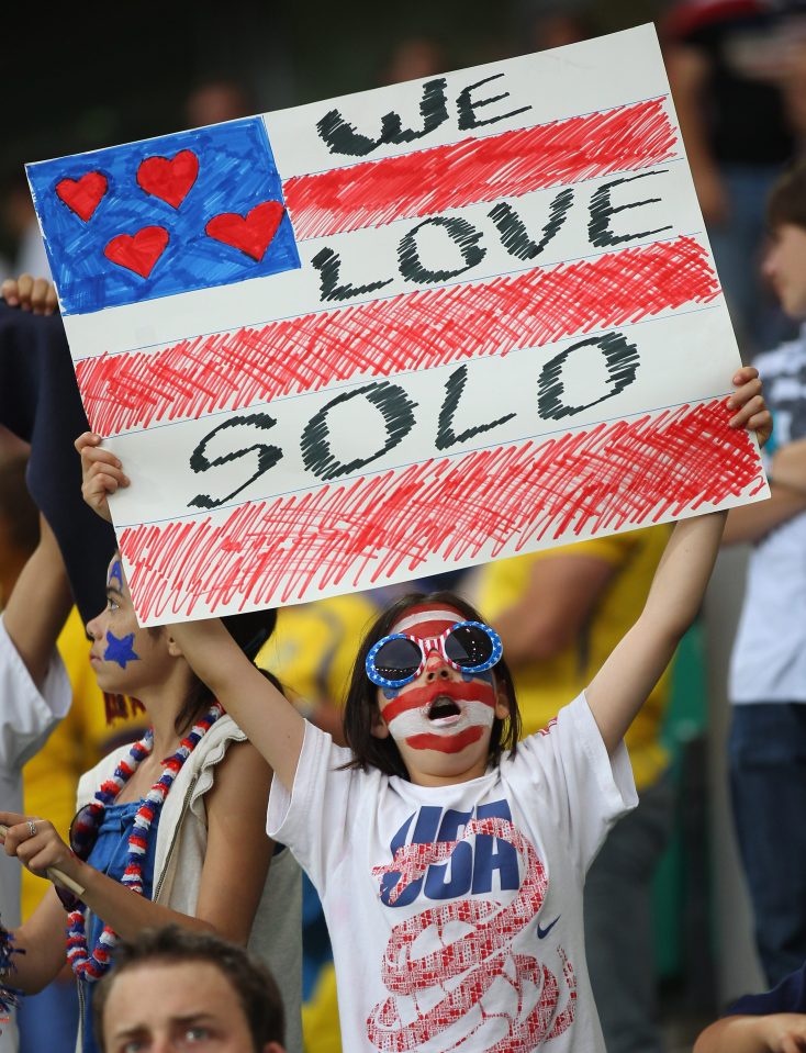  Solo is a popular member of the US Ladies squad