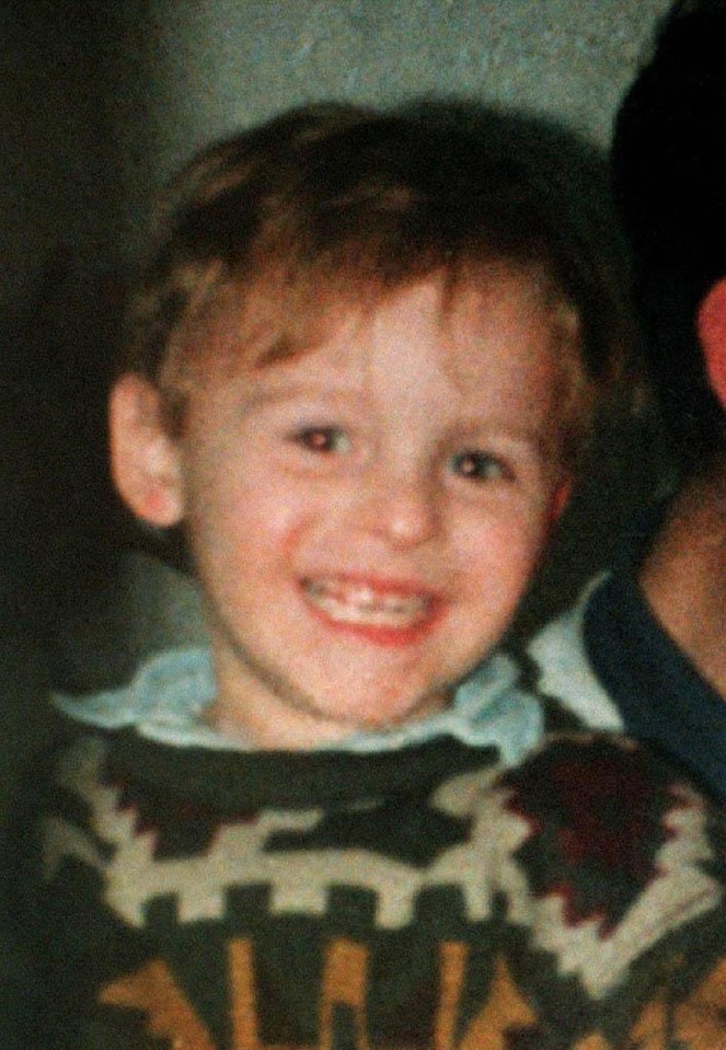  James Bulger was just two when he was abducted and murdered by ten-year-olds Robert Thompson and Jon Venables