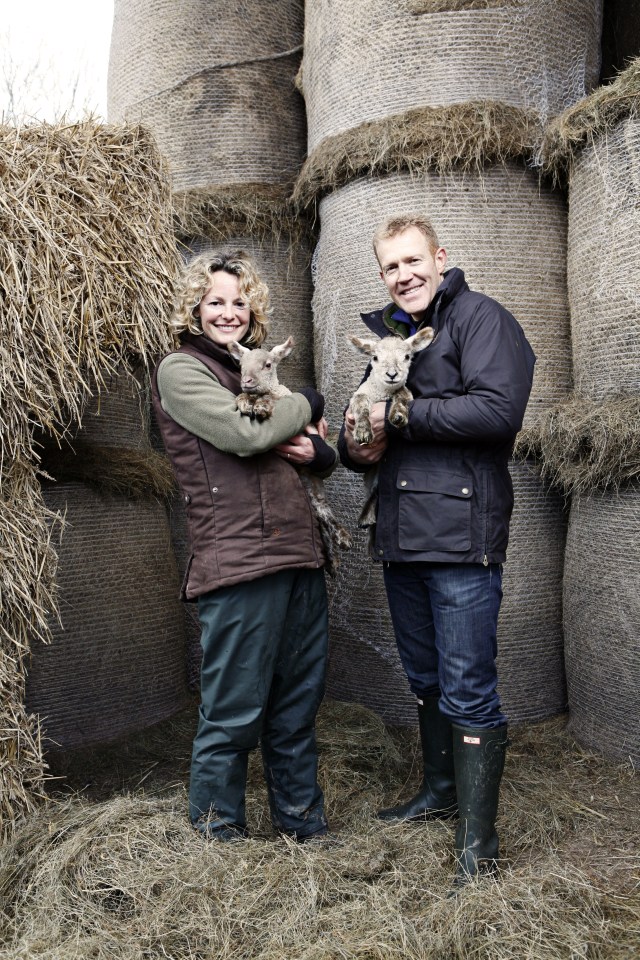  The wildlife presenter and Adam Henson (pictured) took part in farming programme Lambing Live