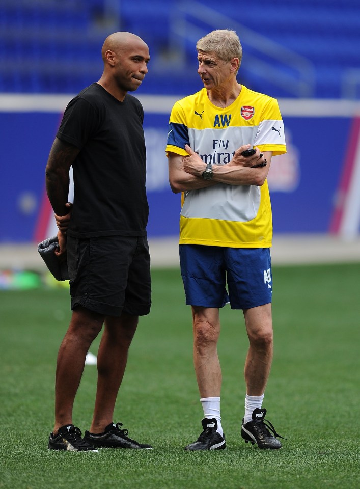  Henry had been working under Wenger as an under-18 assistant coach