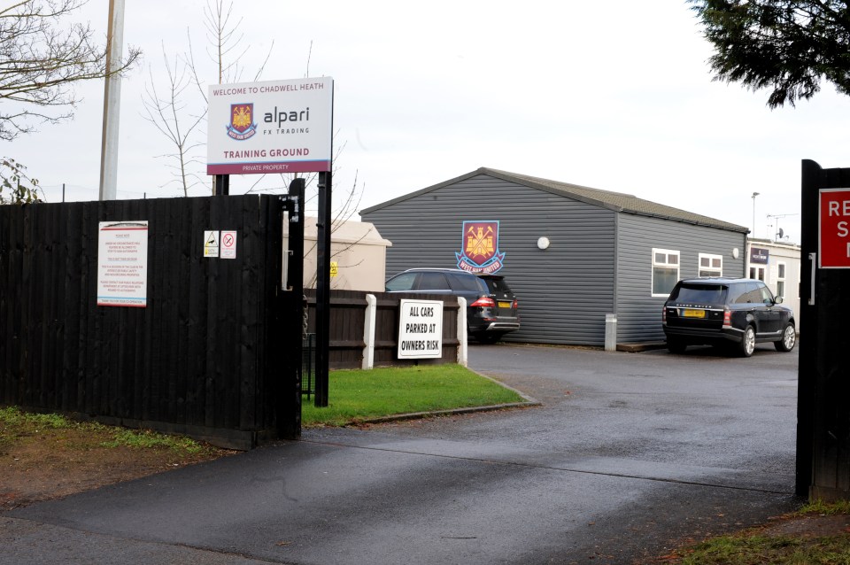  It is said the alleged fraud took place at West Ham's Chadwell Heath training ground in 2014