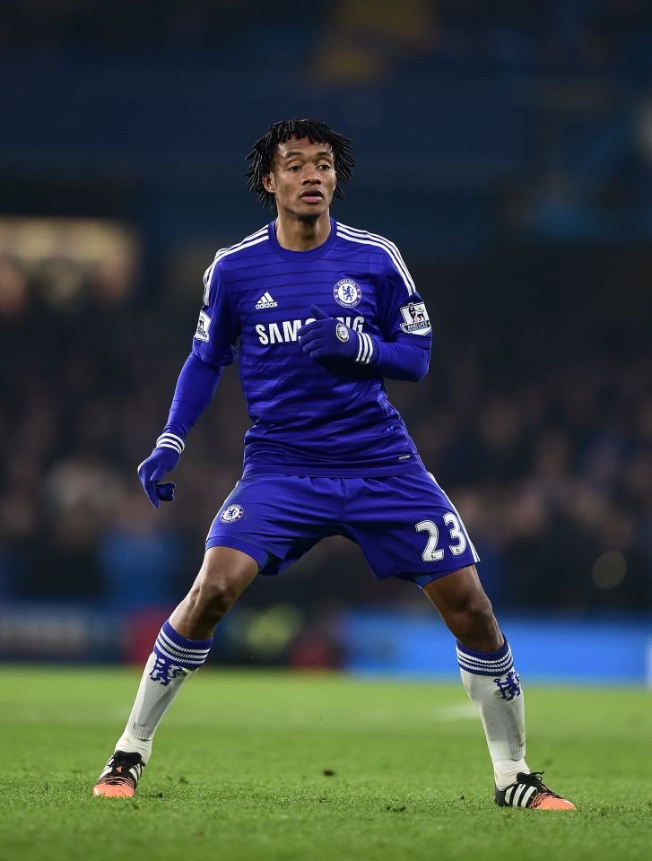  The Colombian has made just four league starts at Chelsea