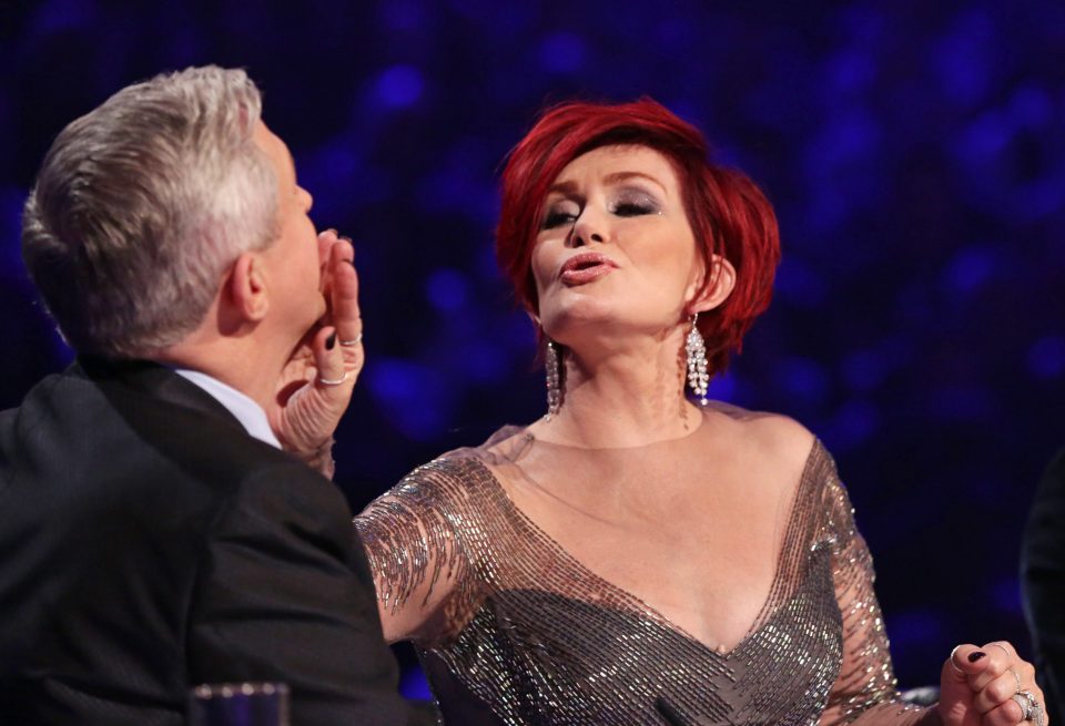 Sharon and Louis have butted heads on the talent show over the years, but love each other really 