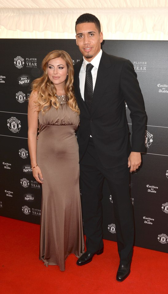  The pair pictured on the red carpet at the Manchester United Player Of The Year Awards.