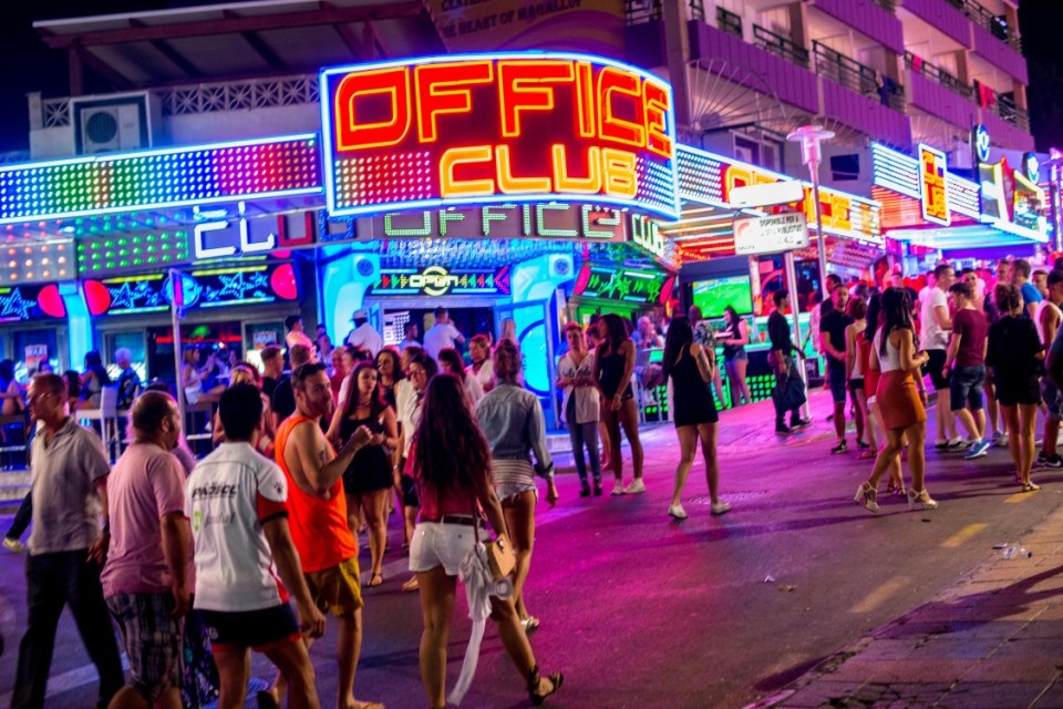 Tourists Flock To The Mallorcan Town Of Magaluf