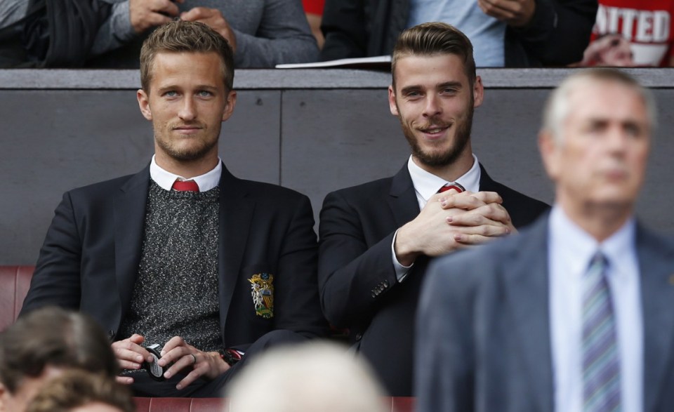  Anders Lindegaard was David de Gea's understudy at OId Trafford before falling further down the pecking order