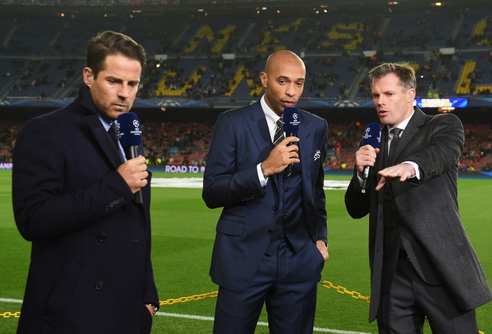  Thierry Henry has commitments as a pundit for Sky Sports