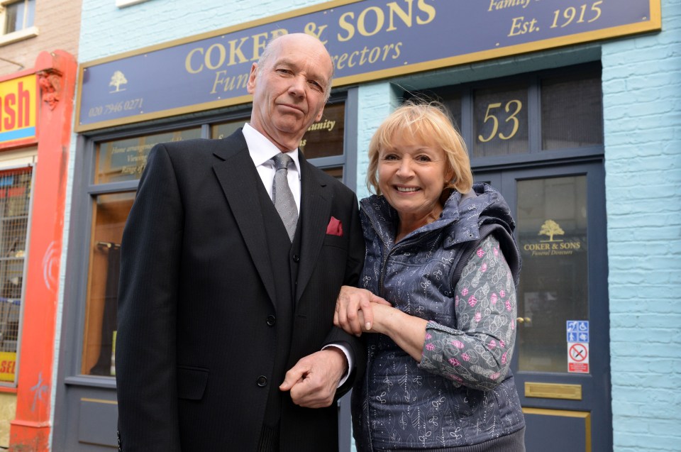  EastEnders characters Les and Pam Coker are leaving the Square