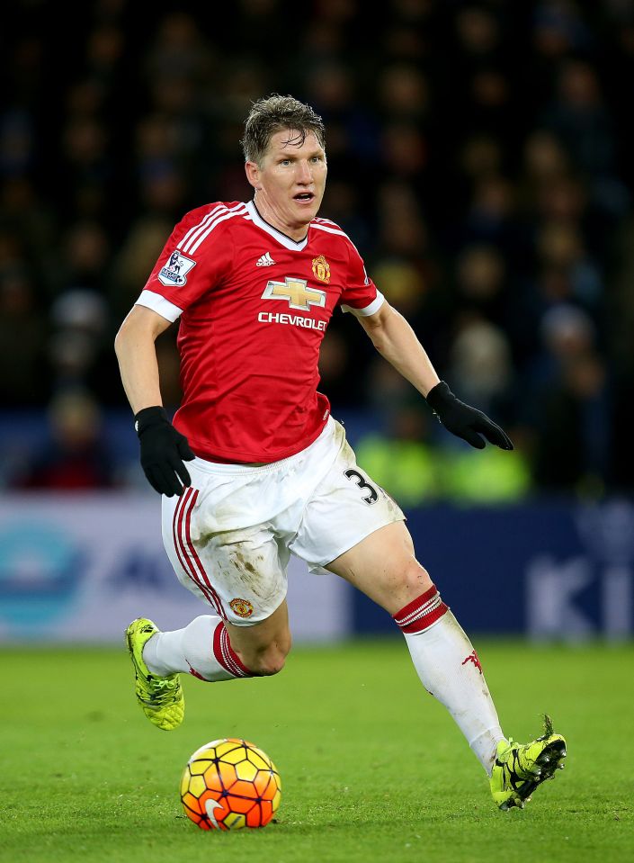  Bastian Schweinsteiger made just 19 appearances for United last season