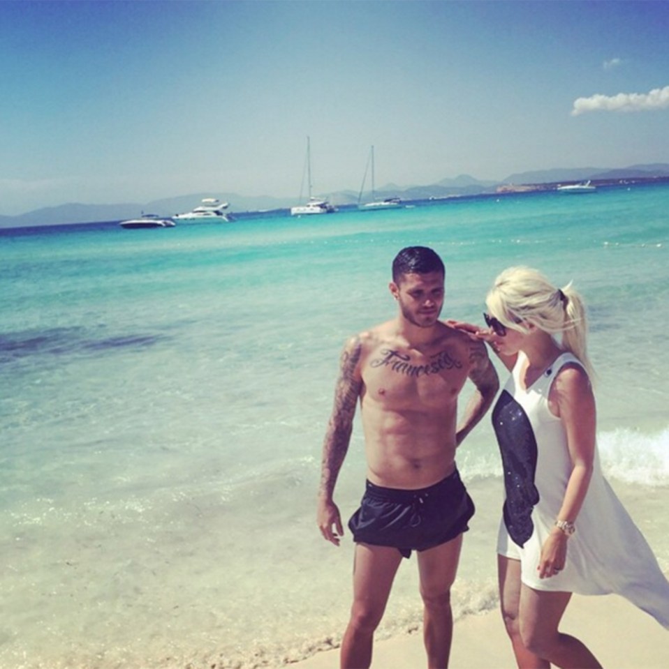 Mauro IcardiIcardi and Wanda Nara regularly post glamorous photos on social media is reportedly going to opt out of Saturdays friendly with Bayern Munich