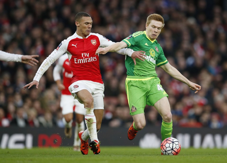  Kieran Gibbs could be on his way out of Arsenal