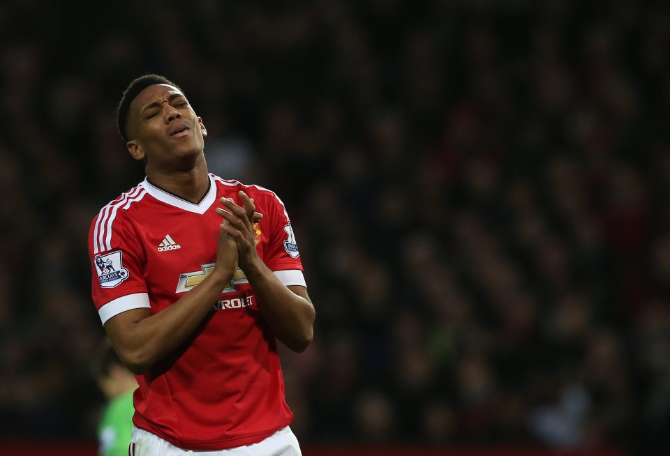  Anthony Martial had the No9 shirt ripped away from him without his knowledge