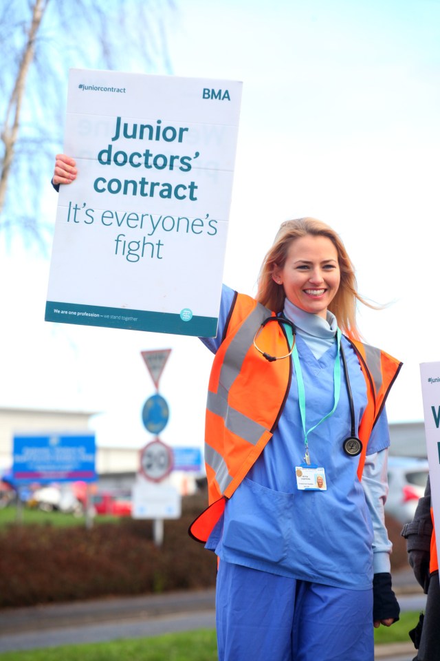  Industrial action ... junior doctors claim they are concerned about patient safety