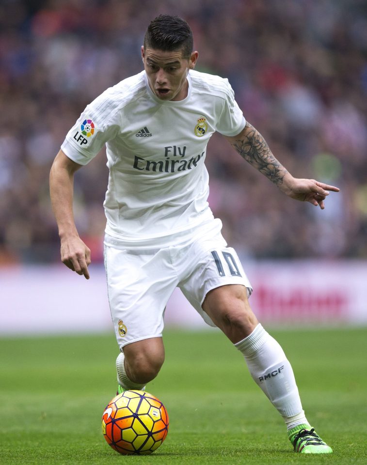  Real Madrid signed James Rodriguez following his performance at the 2014 World Cup