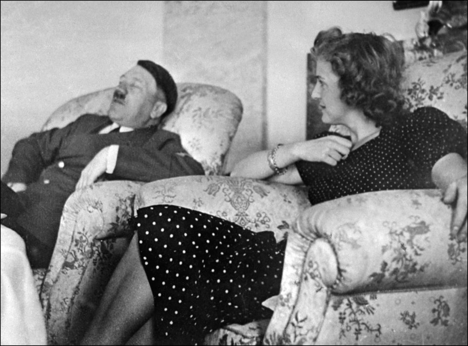  Hitler with his wife Eva Braun