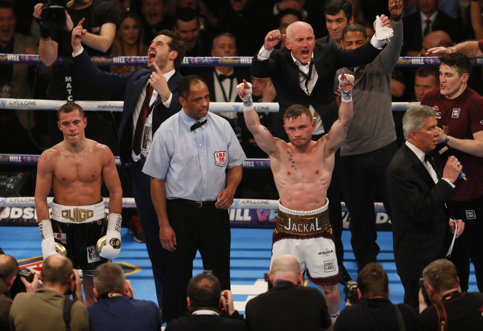  Carl Frampton defeated Scott Quigg in February in his last bout at super-bantamweight