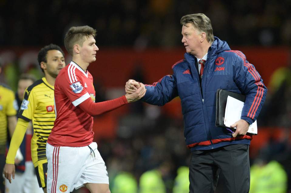  Former Man Utd boss Louis van Gaal gave Guillermo Varela a run in the team last season