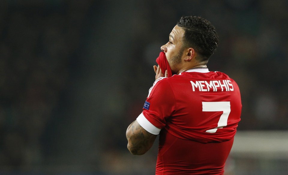  Memphis Depay struggled in his first season at Old Trafford