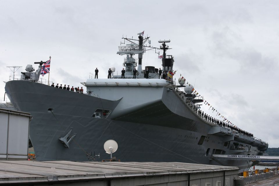 Queen Elizabeth II Names The New Aircraft Carrier HMS Queen Elizabeth