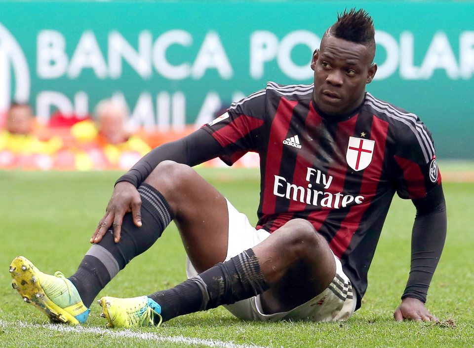  Mario Balotelli never rediscovered his form of old at Milan during a loan spell