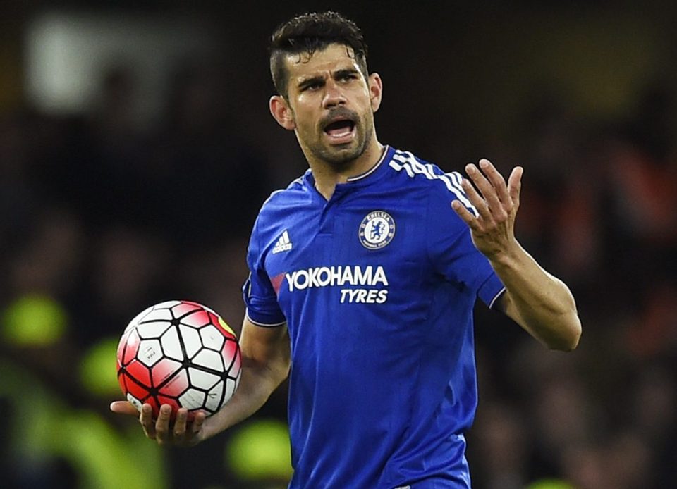 Costa is at the centre of a dispute between Chelsea and his former club Atletico Madrid