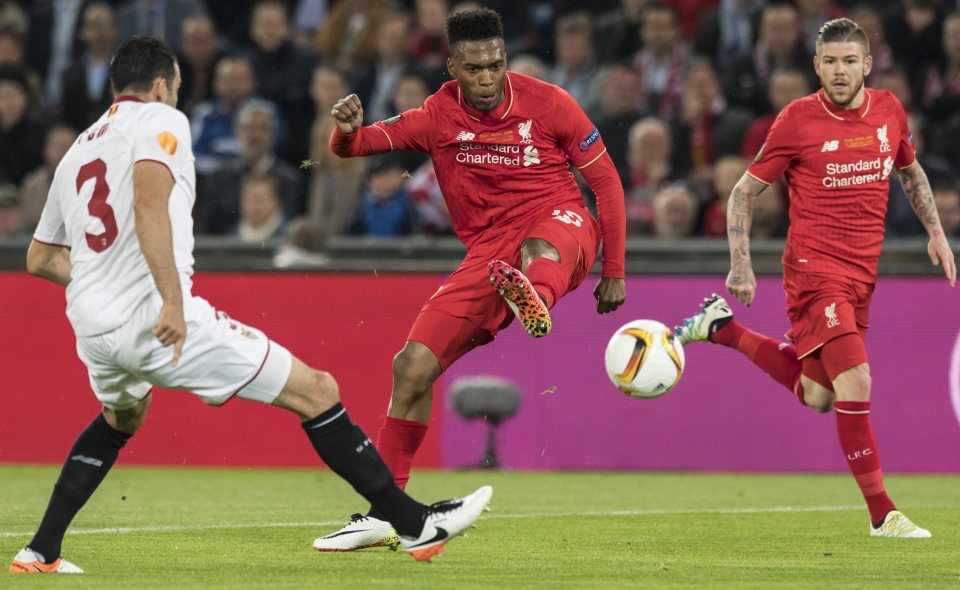 Daniel Sturridge scored a brilliant goal to fire Liverpool into the lead in their Europa League final against Sevilla