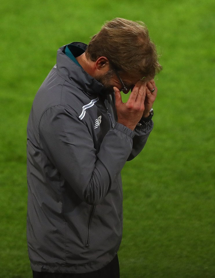 Jurgen Klopp could not face watching his side lose their way against Sevilla