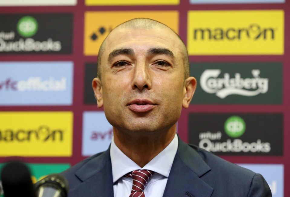  Boss Roberto Di Matteo wants to trim Villa's squad down from 30