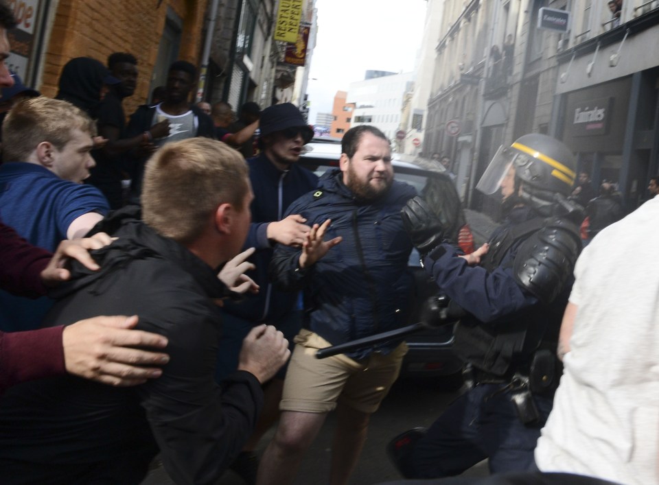  England fans were involved in trouble in Marseille and Lille