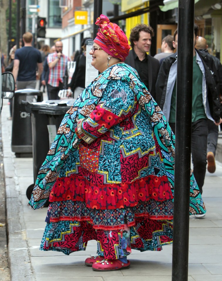  Comfort eating... disgraced charity boss Camila Batmanghelidjh